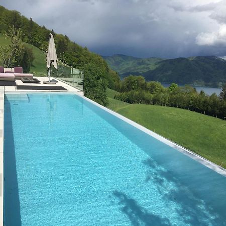 Attersee Luxury Design Villa With Dream Views, Large Pool And Sauna 阿特湖畔的努斯多夫 外观 照片