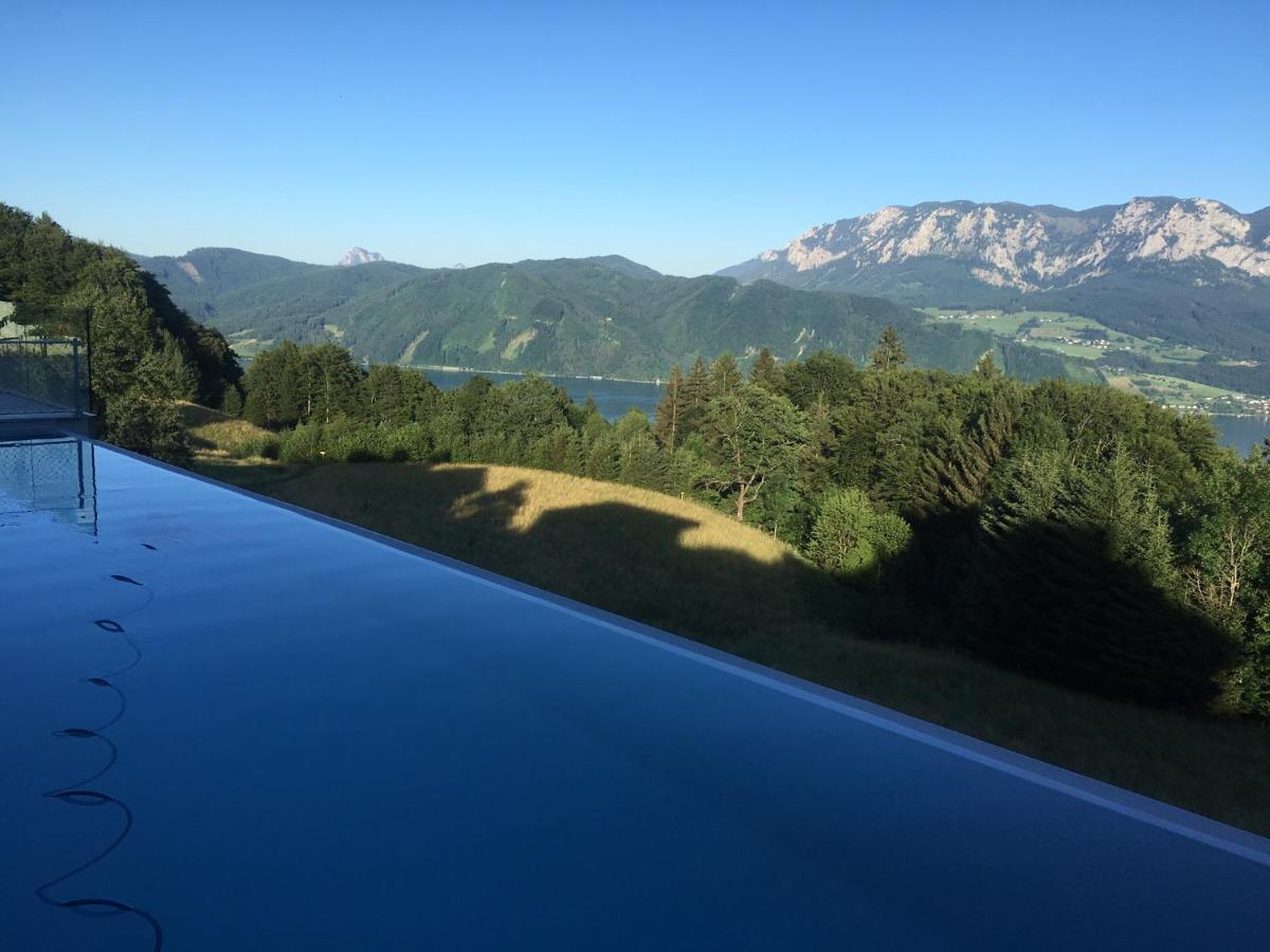Attersee Luxury Design Villa With Dream Views, Large Pool And Sauna 阿特湖畔的努斯多夫 外观 照片