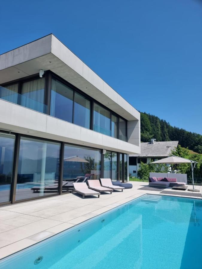 Attersee Luxury Design Villa With Dream Views, Large Pool And Sauna 阿特湖畔的努斯多夫 外观 照片